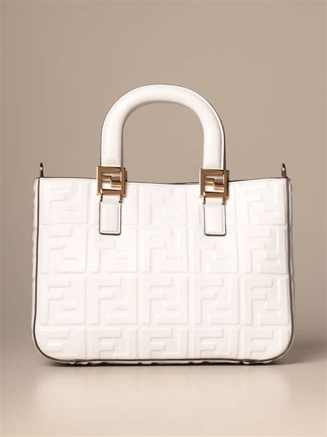 fendi white bag with ff logo|how to authenticate fendi handbag.